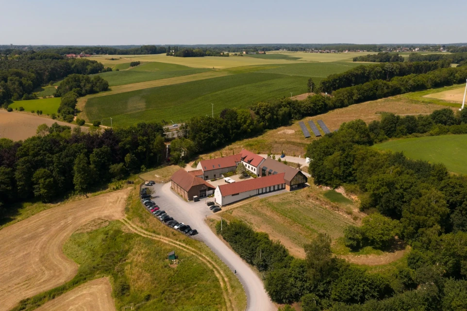 Vue aérienne Foster Farm Rosières